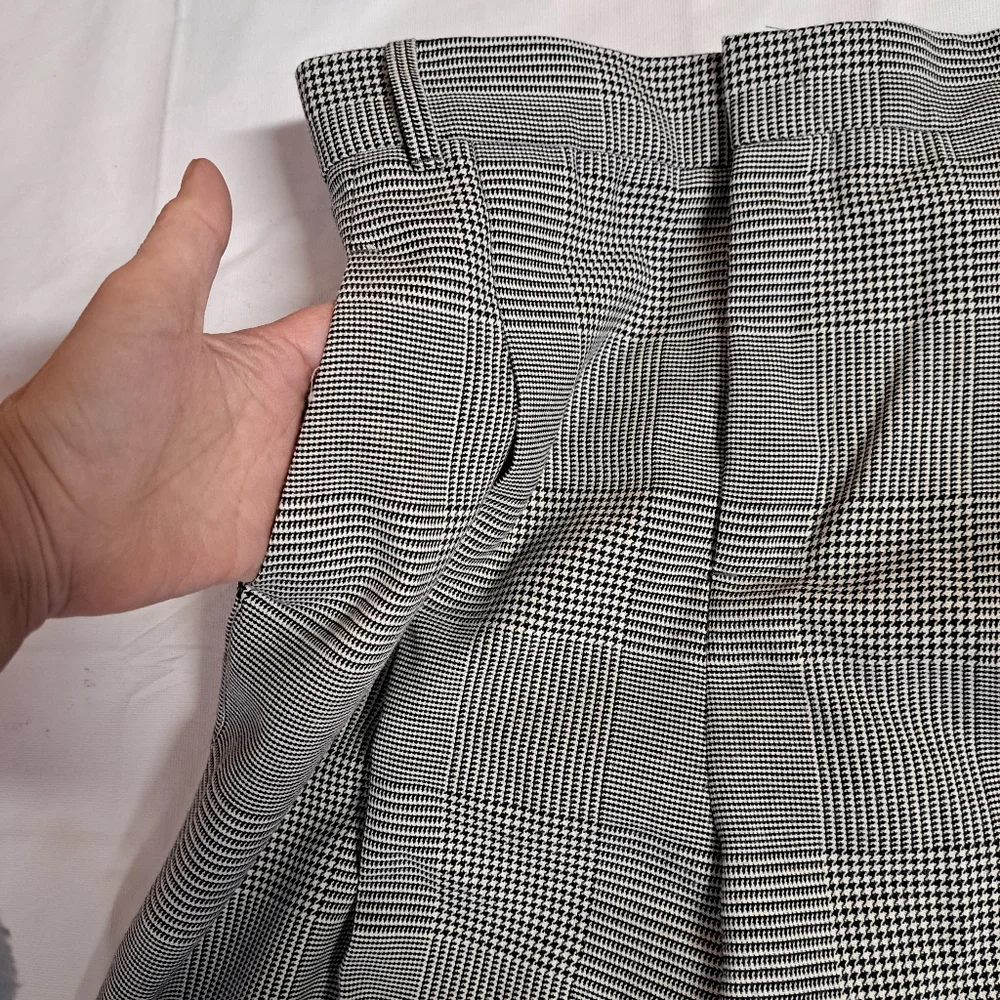 Zara Gray Wide Leg Pants - Picture 3 of 9